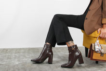 Carica l'immagine nel visualizzatore di Gallery, Stivaletti Donna colore Marrone