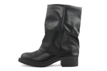 Carica l'immagine nel visualizzatore di Gallery, Stivaletti con risvolto Donna colore Nero