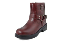 Carica l'immagine nel visualizzatore di Gallery, Stivaletti Biker Donna colore Bordeaux