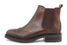 Carica l'immagine nel visualizzatore di Gallery, Stivaletti Donna in pelle colore Marrone