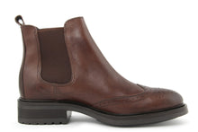 Carica l'immagine nel visualizzatore di Gallery, Stivaletti Donna in pelle colore Marrone