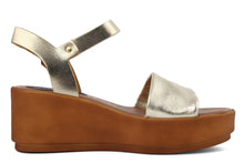 Carica l'immagine nel visualizzatore di Gallery, Sandali Donna In Pelle Colore Dorato