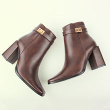Carica l'immagine nel visualizzatore di Gallery, Stivaletti Donna colore Marrone