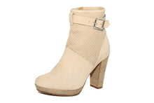 Carica l'immagine nel visualizzatore di Gallery, Stivaletto con tacco Donna colore Beige