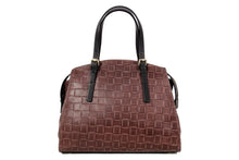 Carica l'immagine nel visualizzatore di Gallery, Borsa in pelle color Marrone Made in Italy