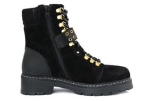 Carica l'immagine nel visualizzatore di Gallery, Stivaletti Donna in Pelle Nero