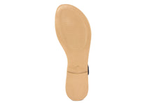 Carica l'immagine nel visualizzatore di Gallery, Sandali flat Donna in Pelle Blu