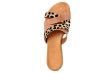 Carica l'immagine nel visualizzatore di Gallery, Sandali flat Donna in Pelle Cuoio
