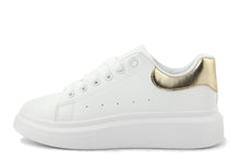 Carica l&#39;immagine nel visualizzatore di Gallery, Sneakers Donna colore Bianco/Oro
