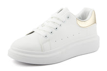 Carica l&#39;immagine nel visualizzatore di Gallery, Sneakers Donna colore Bianco/Oro
