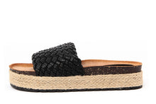 Carica l'immagine nel visualizzatore di Gallery, Sandali platform Donna colore Nero