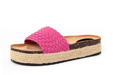 Carica l'immagine nel visualizzatore di Gallery, Sandali platform Donna colore Fuxia