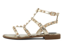 Carica l'immagine nel visualizzatore di Gallery, Sandali Donna colore Dorato