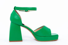 Carica l'immagine nel visualizzatore di Gallery, Sandali con tacco Donna colore Verde