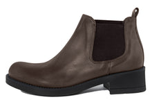 Carica l'immagine nel visualizzatore di Gallery, Stivaletto chelsea Donna in Pelle Marrone