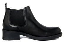 Carica l'immagine nel visualizzatore di Gallery, Stivaletto chelsea Donna in Pelle Nero