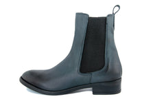 Carica l'immagine nel visualizzatore di Gallery, Stivaletto chelsea Donna in Pelle Blu