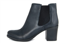 Carica l'immagine nel visualizzatore di Gallery, Stivaletto chelsea Donna in Pelle Blu
