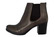 Carica l'immagine nel visualizzatore di Gallery, Stivaletto chelsea Donna in Pelle Marrone