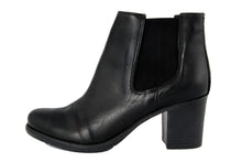 Carica l'immagine nel visualizzatore di Gallery, Stivaletto chelsea Donna in Pelle Nero