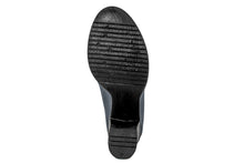 Carica l'immagine nel visualizzatore di Gallery, Stivaletto con tacco Donna in Pelle Blu