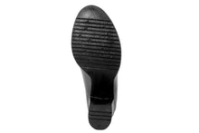 Carica l'immagine nel visualizzatore di Gallery, Stivaletto con tacco Donna in Pelle Nero