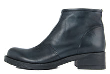 Carica l'immagine nel visualizzatore di Gallery, Stivaletto Donna in Pelle Blu