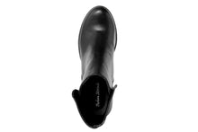 Carica l'immagine nel visualizzatore di Gallery, Stivaletto con tacco Donna in Pelle Nero