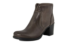 Carica l'immagine nel visualizzatore di Gallery, Stivaletto con tacco Donna in Pelle Marrone