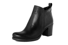 Carica l'immagine nel visualizzatore di Gallery, Stivaletto con tacco Donna in Pelle Nero