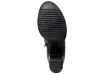 Carica l'immagine nel visualizzatore di Gallery, Stivaletto con tacco Donna in Pelle Nero