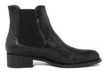 Carica l'immagine nel visualizzatore di Gallery, Stivaletto Chelsea Donna in Pelle Nero
