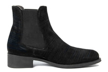 Carica l'immagine nel visualizzatore di Gallery, Stivaletto Chelsea Donna in Pelle Blu