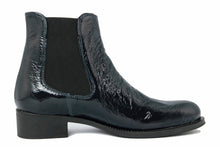 Carica l'immagine nel visualizzatore di Gallery, Stivaletto Chelsea Donna in Pelle Blu