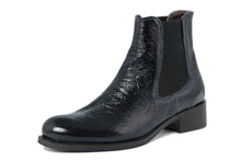 Carica l'immagine nel visualizzatore di Gallery, Stivaletto Chelsea Donna in Pelle Blu