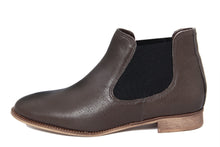 Carica l'immagine nel visualizzatore di Gallery, Stivaletto chelsea Donna in Pelle Marrone