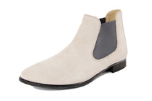 Carica l'immagine nel visualizzatore di Gallery, Stivaletto chelsea Donna in Pelle Beige