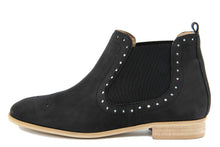 Carica l'immagine nel visualizzatore di Gallery, Stivaletto chelsea Donna in Pelle Nero
