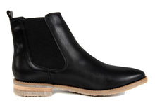 Carica l'immagine nel visualizzatore di Gallery, Stivaletto chelsea Donna in Pelle Nero