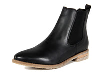 Carica l'immagine nel visualizzatore di Gallery, Stivaletto chelsea Donna in Pelle Nero