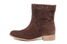 Carica l'immagine nel visualizzatore di Gallery, Stivaletto Donna in Pelle Marrone