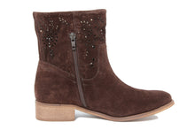 Carica l'immagine nel visualizzatore di Gallery, Stivaletto Donna in Pelle Marrone