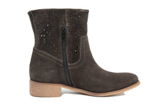 Carica l'immagine nel visualizzatore di Gallery, Stivaletto Donna in Pelle Grigio