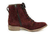 Carica l'immagine nel visualizzatore di Gallery, Anfibio Donna in Pelle Bordeaux