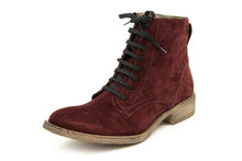 Carica l'immagine nel visualizzatore di Gallery, Anfibio Donna in Pelle Bordeaux
