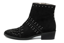 Carica l'immagine nel visualizzatore di Gallery, Stivaletto Donna in Pelle Nero