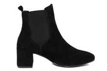Carica l'immagine nel visualizzatore di Gallery, Stivaletto chelsea Donna in Pelle Nero