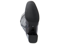 Carica l'immagine nel visualizzatore di Gallery, Stivale alto Donna in Pelle Blu