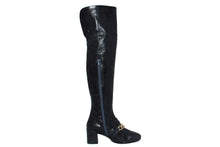 Carica l'immagine nel visualizzatore di Gallery, Stivale alto Donna in Pelle Blu