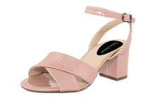 Carica l'immagine nel visualizzatore di Gallery, Sandali con tacco Donna In Pelle Rosa